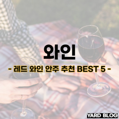 레드 와인 안주 추천 BEST 5